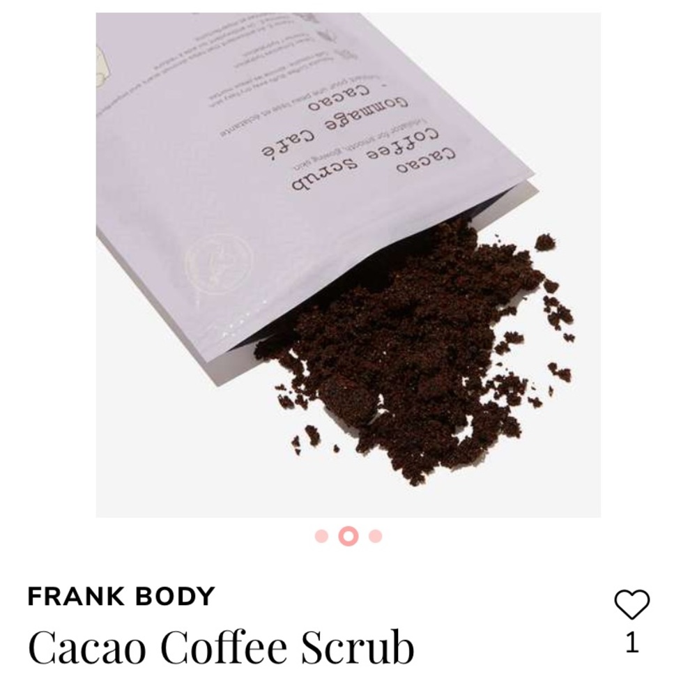 NIP Frank Body Cacao Coffee Scrub
